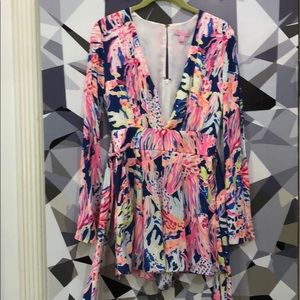 Lilly Pulitzer romper sunken treasure holy grail 0